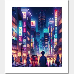 Tokyo City Posters and Art